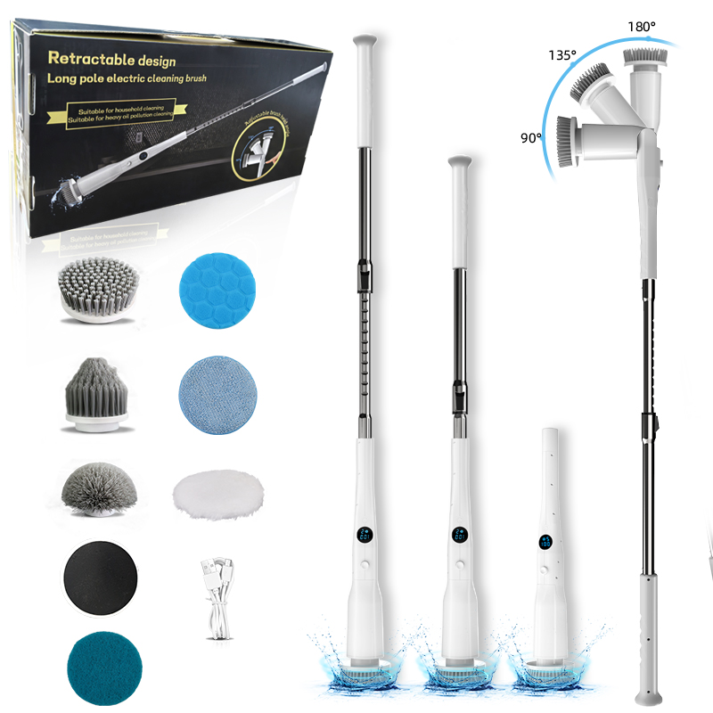 Electric scrubbing brash